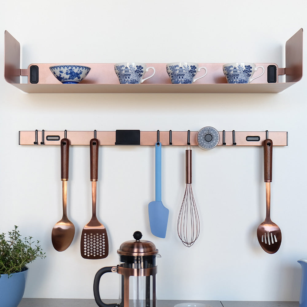 Steel Kitchen Rails For Kitchen KITCHEN RAILS 58 cm – QURIOUS HOMEWARE