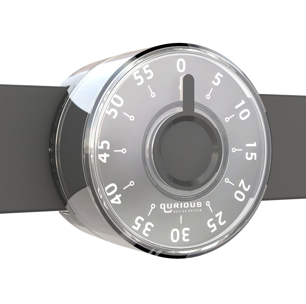 Kitchen Rail Timer Black Face
