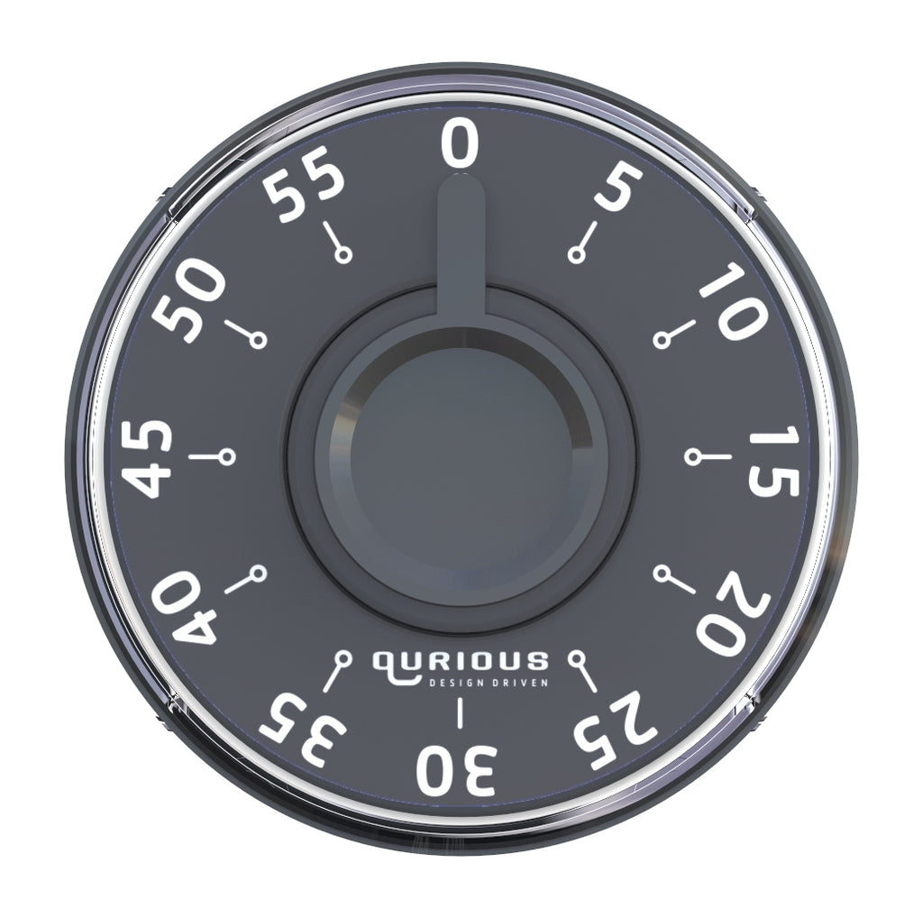 Kitchen Rail Timer Black Face
