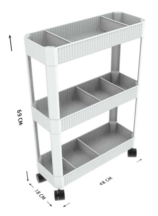Gap Trolley 3 Tier White