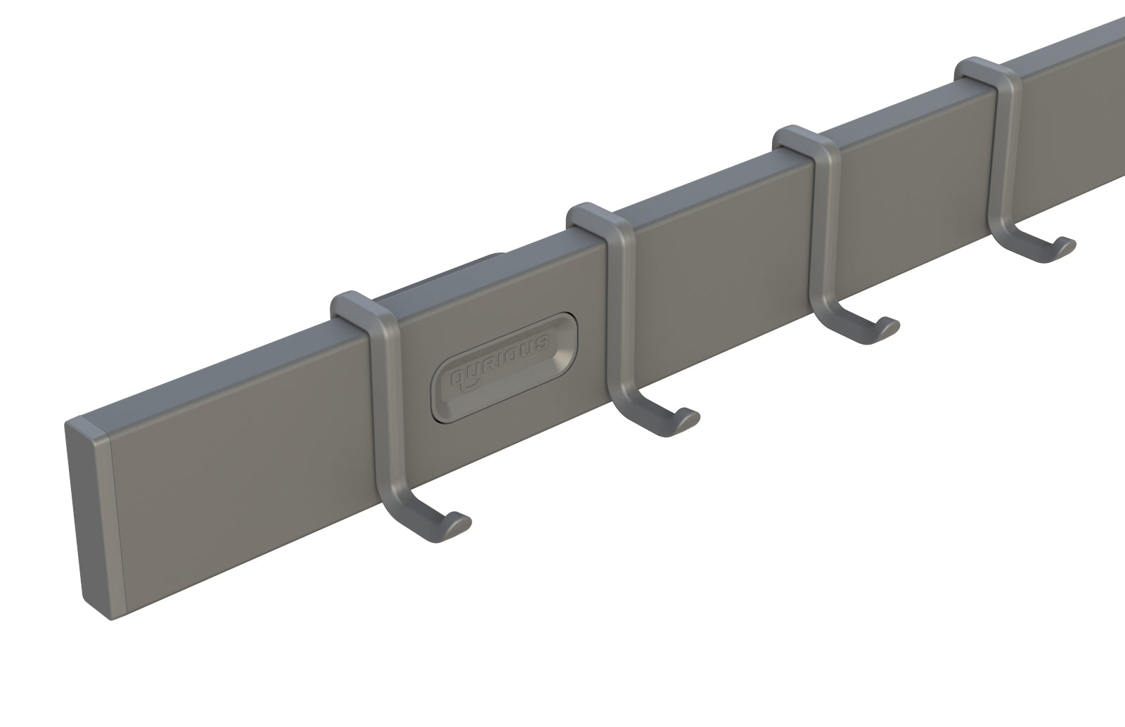 Kitchen Rails 80 cm Satin Black