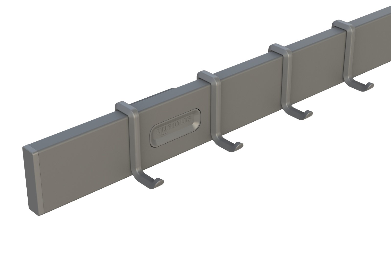 Kitchen Rail 58 cm Satin Black